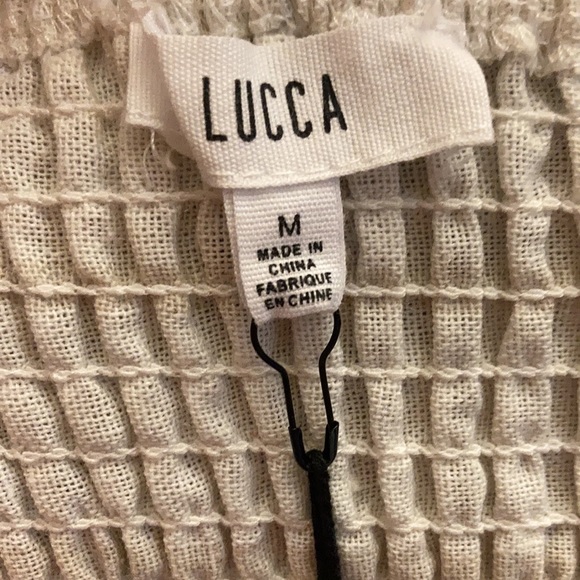 NWT Lucca Couture Emery Button  Crop Cami. Medium. - Picture 7 of 10